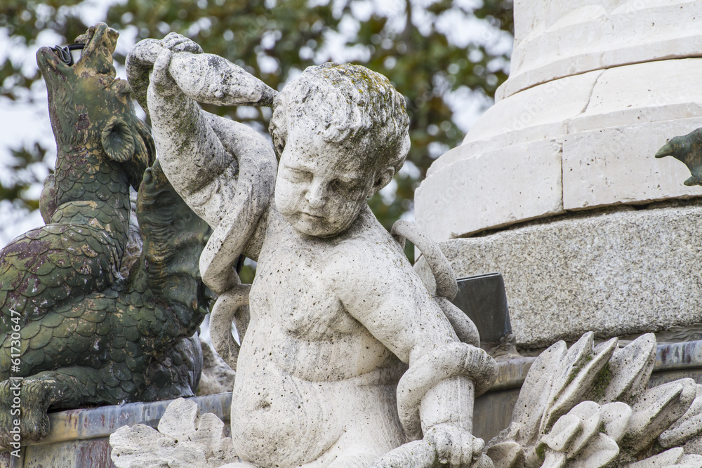 Wall mural Ornamental fountains of the Palace of Aranjuez, Madrid, Spain