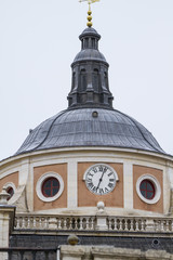 Clock tower.Palace of Aranjuez, Madrid, Spain