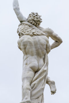 Hercules. Ornamental fountains of the Palace of Aranjuez, Madrid