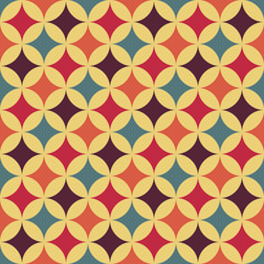 abstract retro geometric pattern