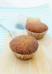 Banana cup cake
