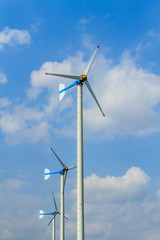 Fototapeta premium Wind turbines generating electricity