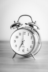 Clock process old vintage black and white style pictures