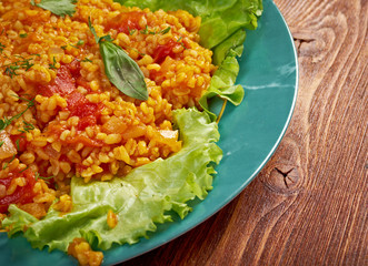 Sebzeli Bulgur Pilavı