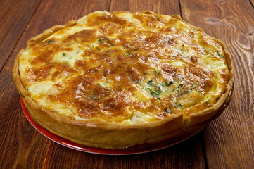 quiche with halibut