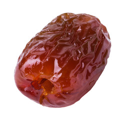 Dates, Fresh dates over white background