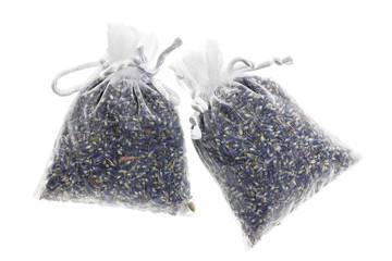 Sachet with dried lavender