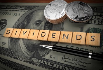 The dividends - obrazy, fototapety, plakaty