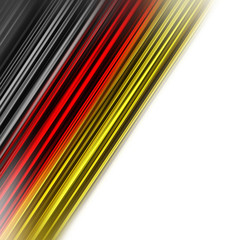 Illustrated stripes in german colors for sport events