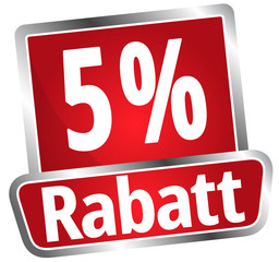 5 % Rabatt