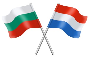 Flags: Bulgaria and Luxembourg