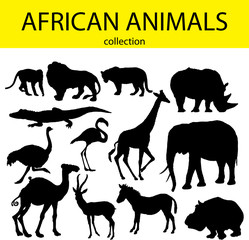 collection of African animals