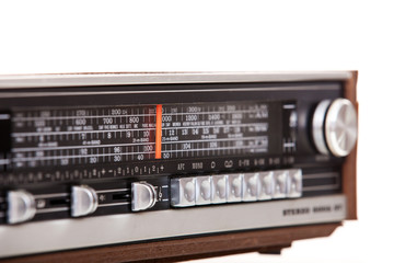 Fototapeta premium Old retro radio set