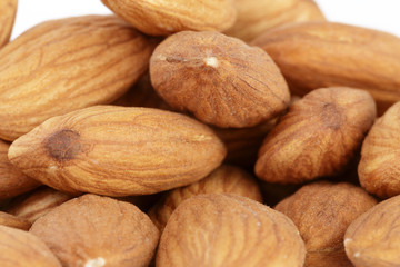 heap of almond nuts