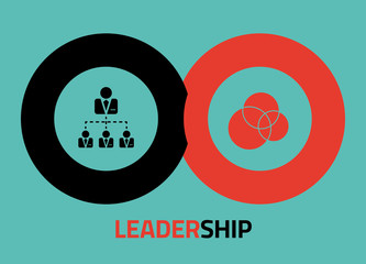 Leadership vector icon design for infographics