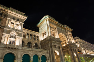 Fototapeta na wymiar Galeria Vittorio Emanuele w Mediolanie