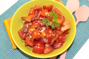 salade de tomates