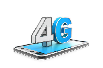 4g high speed internet concept