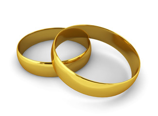 Two wedding rings