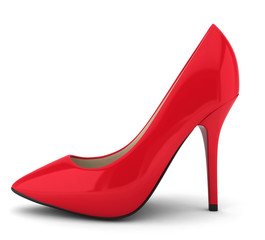 High heel shoe