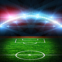 The soccer field.