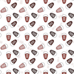 pattern seamless sneakers paper