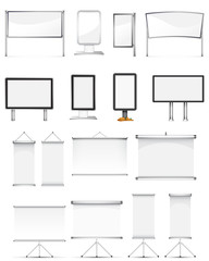 rollup stand set