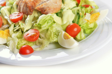 salad with lettuce