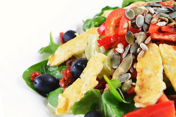 Fresh spinach salad