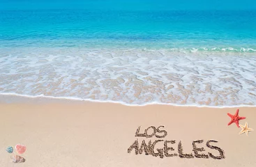 Abwaschbare Fototapete Los Angeles Los Angeles schreiben