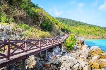 Koh larn beach island at Pattaya Thailand