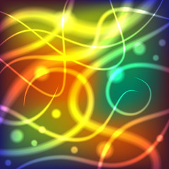 abstract background with glowing lines