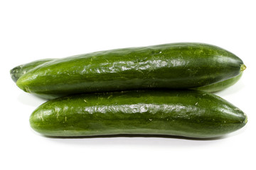 Frische Grüne Salatgurken