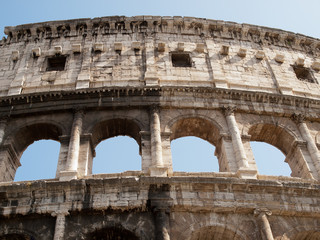 Fototapeta premium Ancient roman colosseum in Rome.Italy