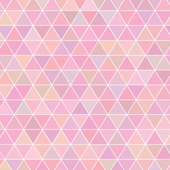 Geometric Triangle Pattern Pink
