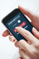 Online shopping concept