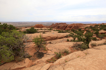 Fototapeta na wymiar panorama point, Arch national park, Arizona