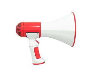 Megaphone red profile