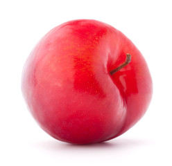 Sweet plum isolated on white background cutout