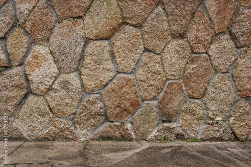 "Hintergrund Granitmauer mit Wabenstruktur" Stockfotos und lizenzfreie