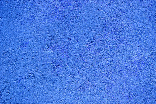 Blue concrete wall