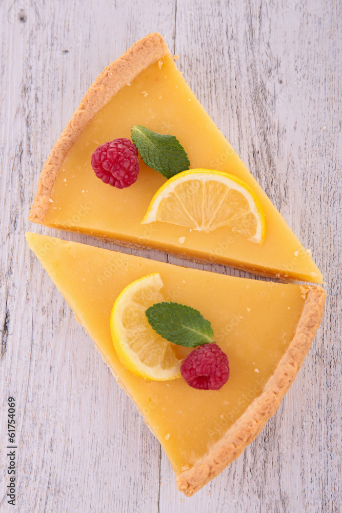 Canvas Prints lemon citrus tart