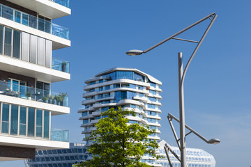 Abstract modern architecture in Hamburg