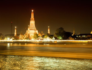 Wat Arun at night, Bangkok, Thailand
