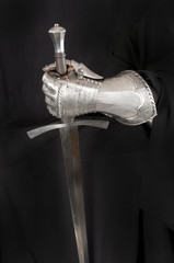 Knight's metal glove