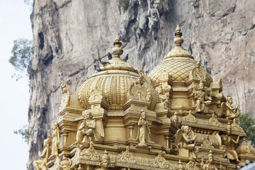 Fototapeta na wymiar Hindu Temple Dome Detail