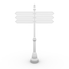 Sign Post with six Signs