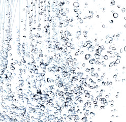 Fototapeta na wymiar falling water drops background