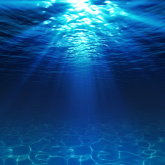 Unterwasseransicht mit sandigem Meeresboden © Romolo Tavani