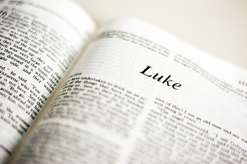 Obraz premium Book of Luke